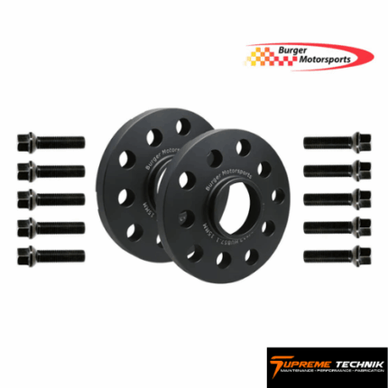 VAG Wheel Spacer Kit w/10 Black Extended Wheel Bolts ( Set of 4 )