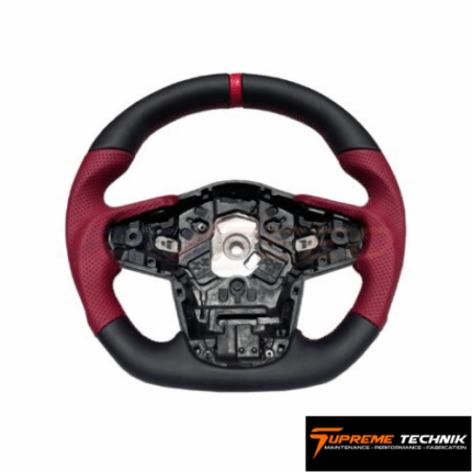 Supra GR 2020+ Red+Black Leather Steering Wheel